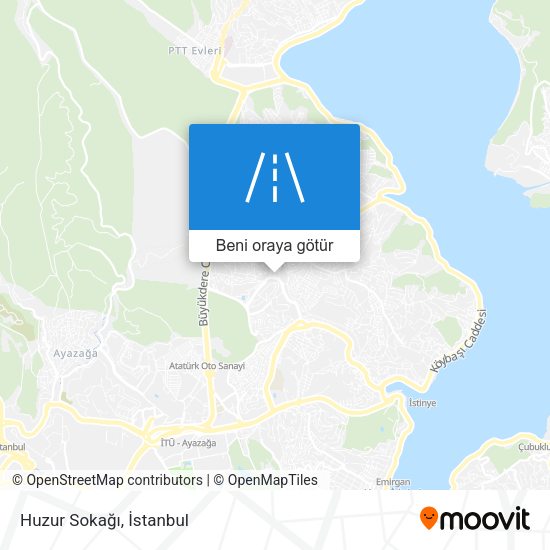 Huzur Sokağı harita