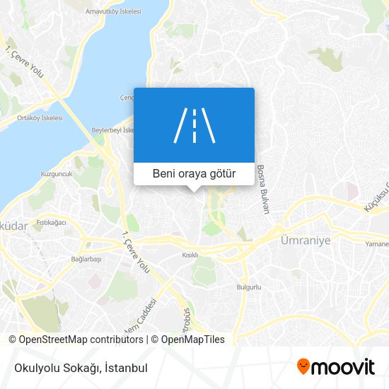Okulyolu Sokağı harita