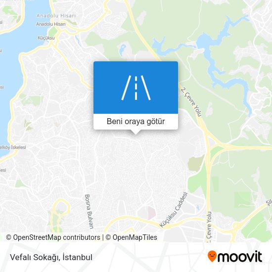 Vefalı Sokağı harita