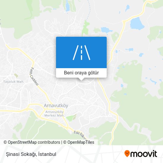 Şinasi Sokağı harita
