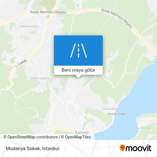 Mudanya Sokak harita