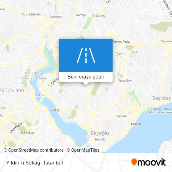 Yıldırım Sokağı harita