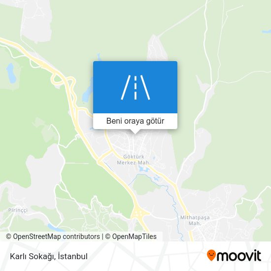 Karlı Sokağı harita