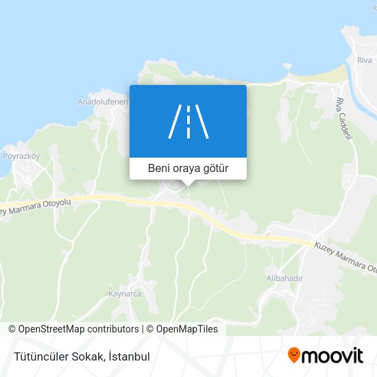 Tütüncüler Sokak harita