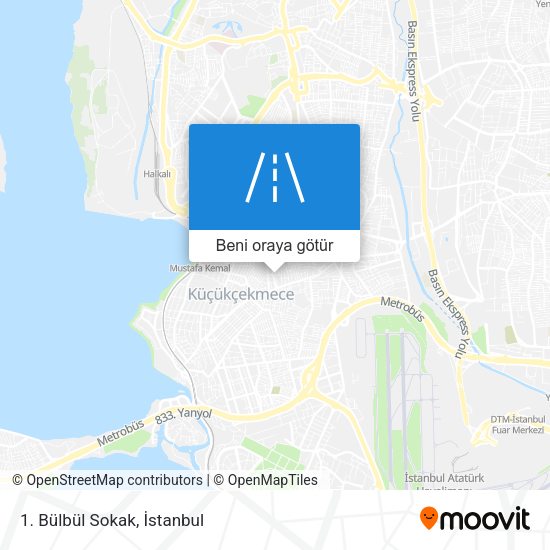 1. Bülbül Sokak harita