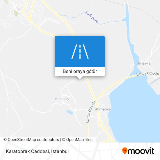 Karatoprak Caddesi harita