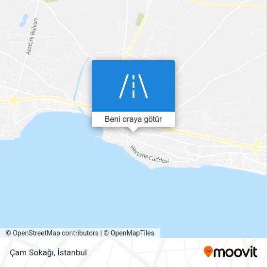 Çam Sokağı harita