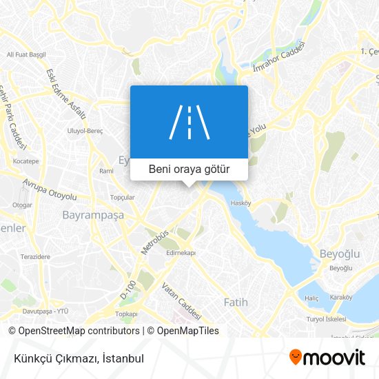 Künkçü Çıkmazı harita