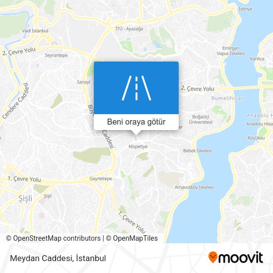 Meydan Caddesi harita