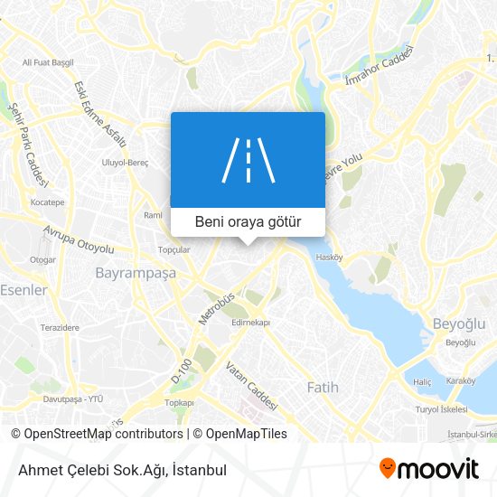 Ahmet Çelebi Sok.Ağı harita