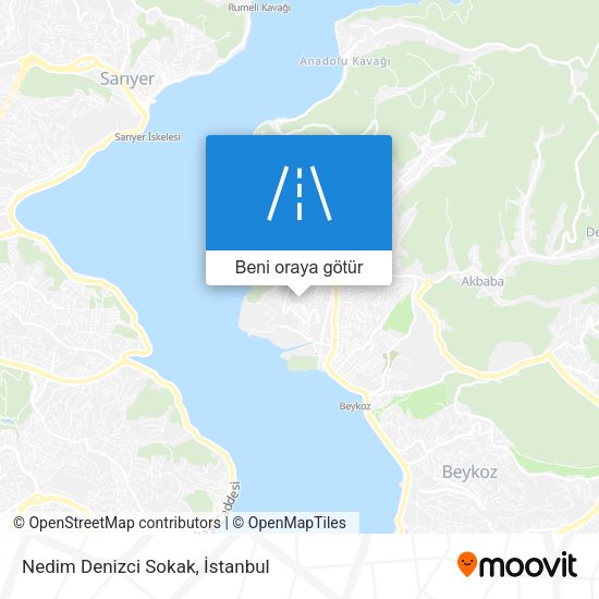 Nedim Denizci Sokak harita