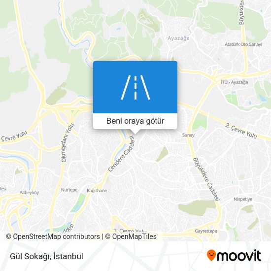 Gül Sokağı harita