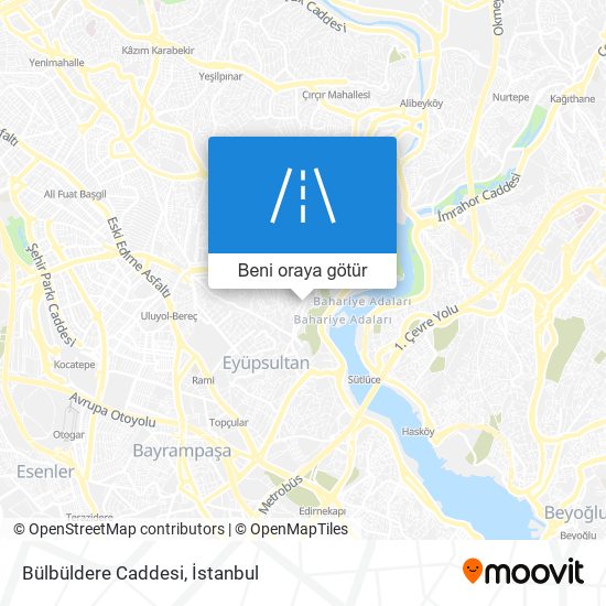 Bülbüldere Caddesi harita