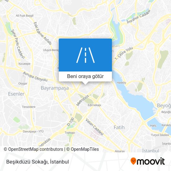 Beşikdüzü Sokağı harita