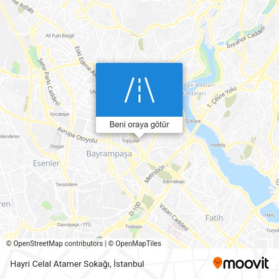Hayri Celal Atamer Sokağı harita