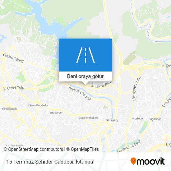 15 Temmuz Şehitler Caddesi harita