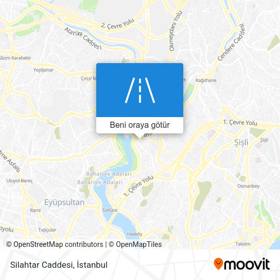Silahtar Caddesi harita