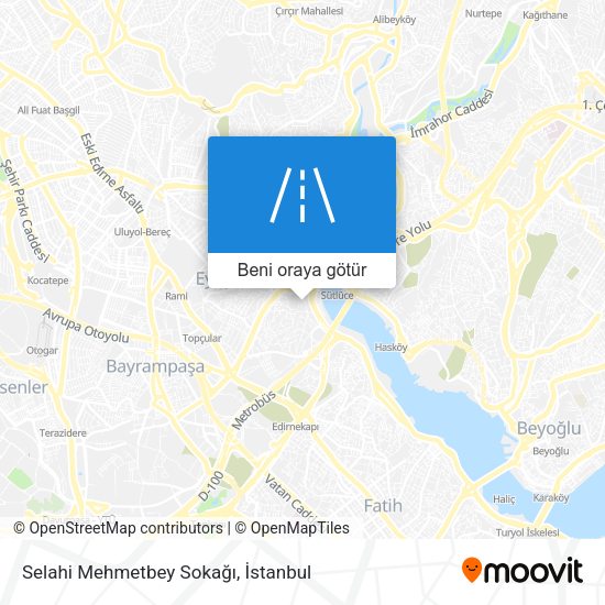 Selahi Mehmetbey Sokağı harita