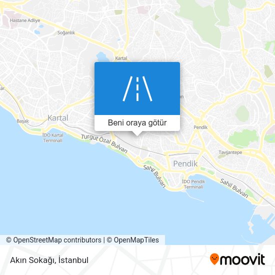 Akın Sokağı harita