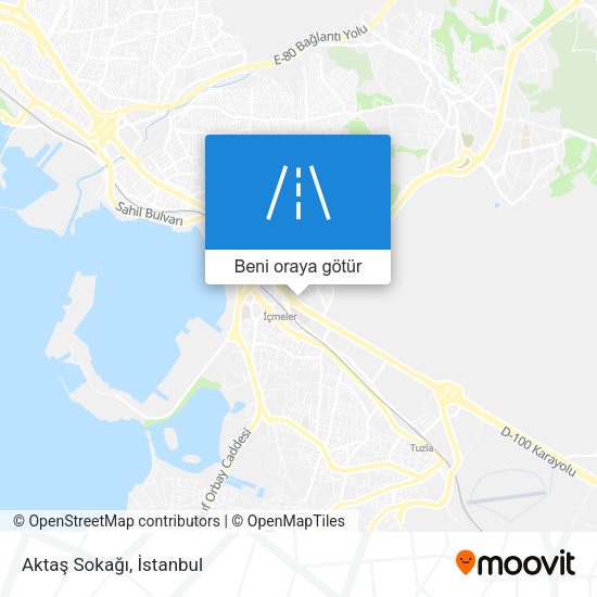 Aktaş Sokağı harita
