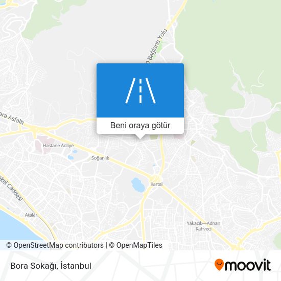 Bora Sokağı harita