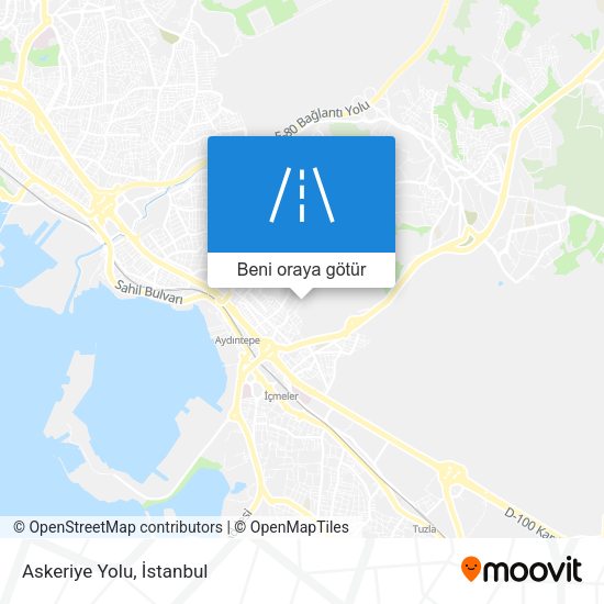 Askeriye Yolu harita