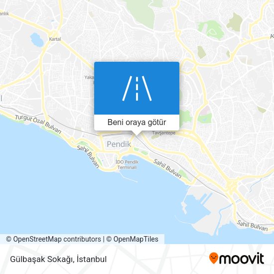 Gülbaşak Sokağı harita