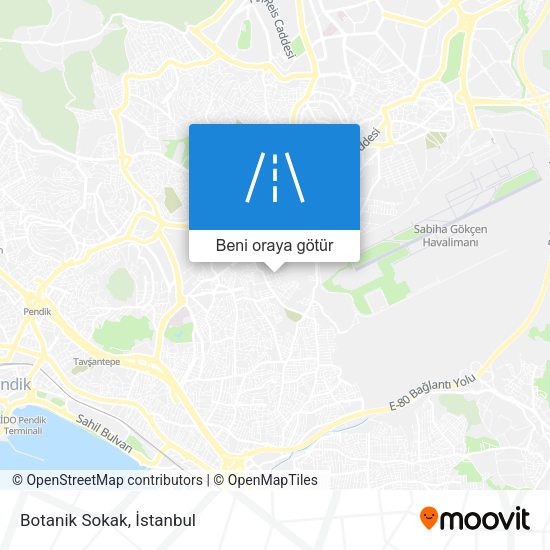 Botanik Sokak harita