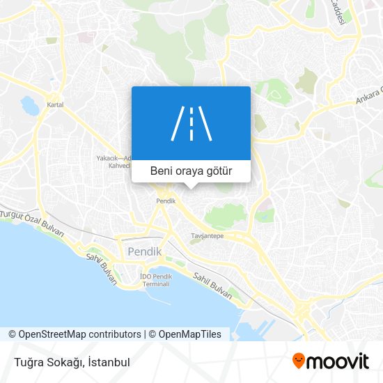 Tuğra Sokağı harita