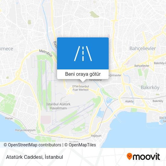 Atatürk Caddesi harita