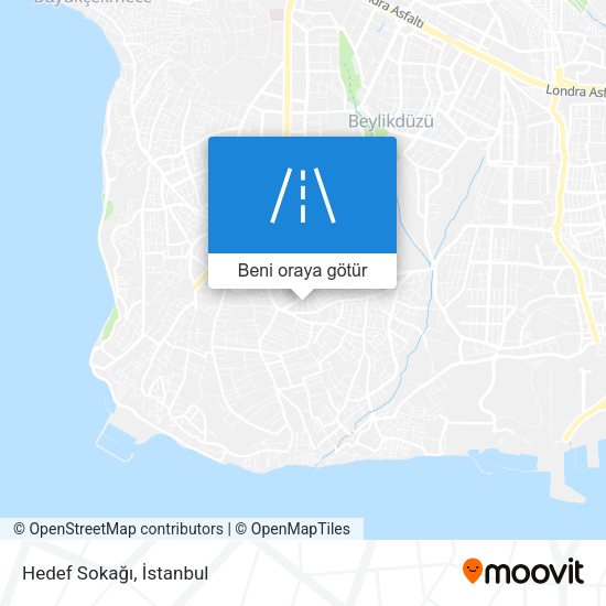 Hedef Sokağı harita