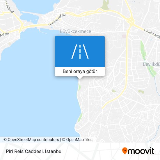 Piri Reis Caddesi harita