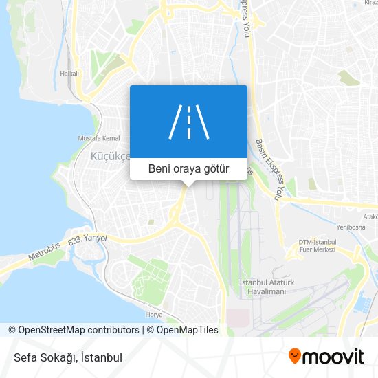 Sefa Sokağı harita