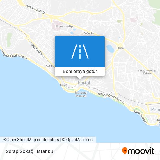 Serap Sokağı harita