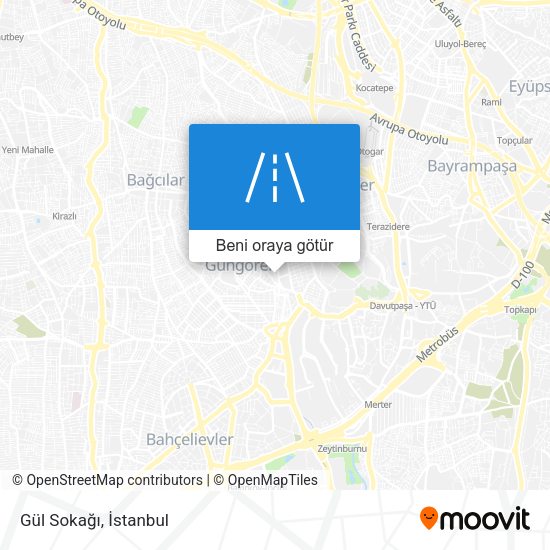 Gül Sokağı harita