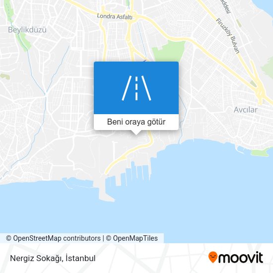Nergiz Sokağı harita