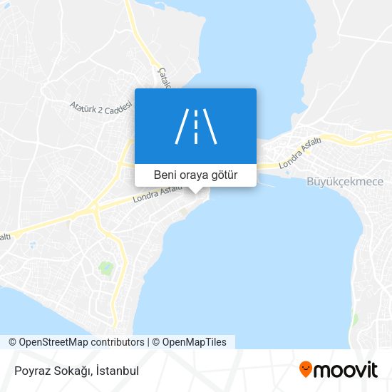 Poyraz Sokağı harita