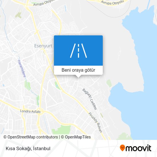 Kısa Sokağı harita