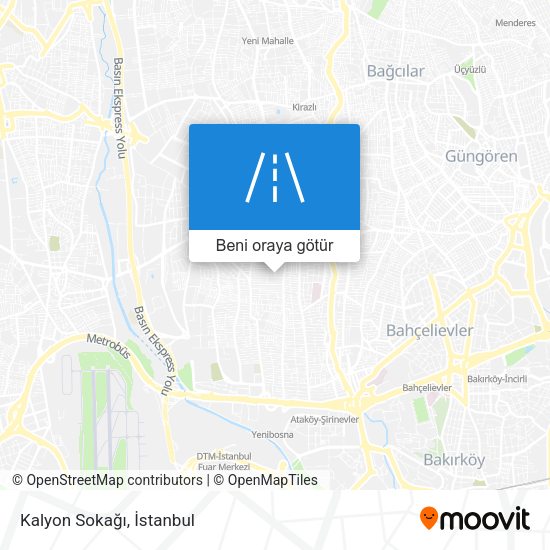 Kalyon Sokağı harita