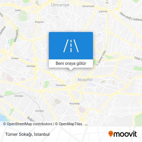 Tümer Sokağı harita