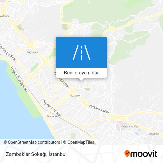 Zambaklar Sokağı harita