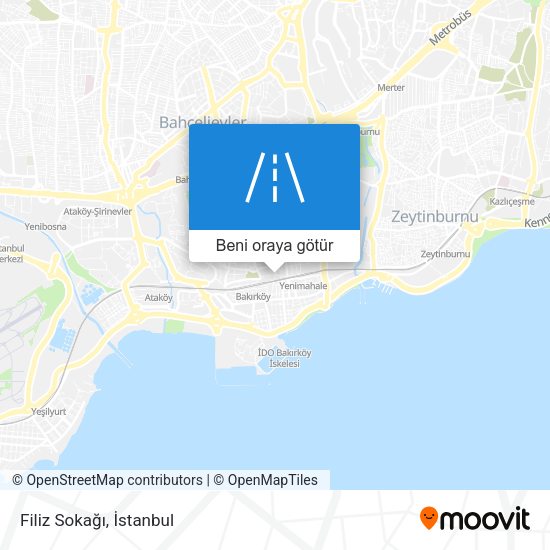 Filiz Sokağı harita