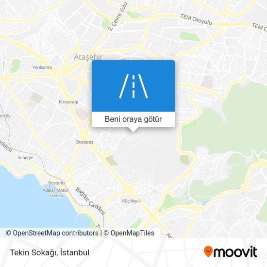 Tekin Sokağı harita