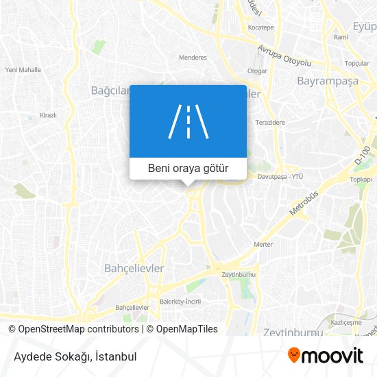 Aydede Sokağı harita