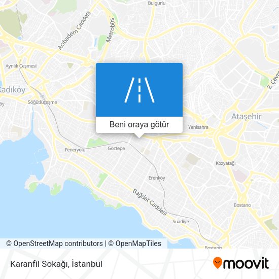 Karanfil Sokağı harita
