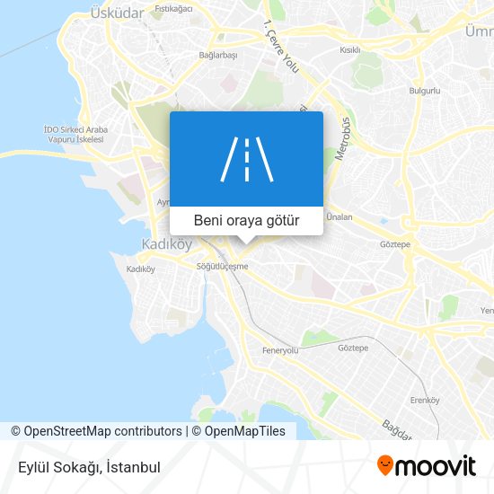 Eylül Sokağı harita