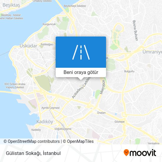 Gülistan Sokağı harita