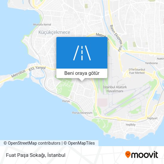 Fuat Paşa Sokağı harita