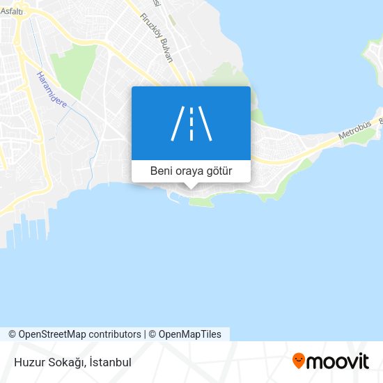 Huzur Sokağı harita
