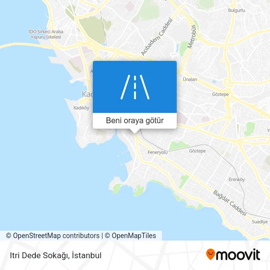 Itri Dede Sokağı harita